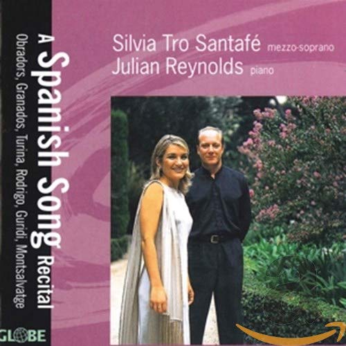 CD cover: two people in front of greenery, text “A Spanish Song Recital”.