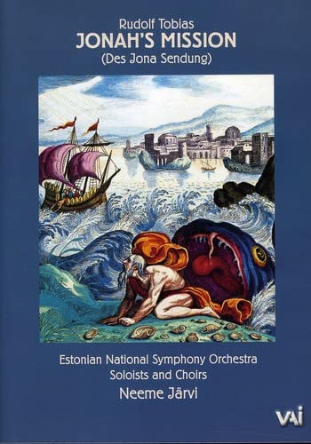 DVD cover for "Jonah's Mission" featuring a ship, whale, and man.