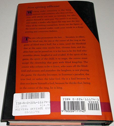Giving Offense: Essays on Censorship
