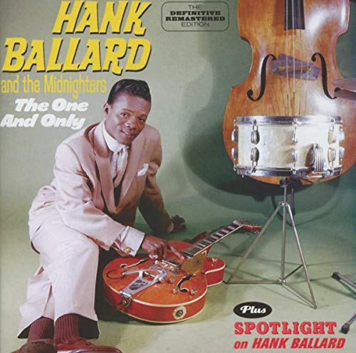 Hank Ballard album cover featuring him with guitar, bass, and drums.