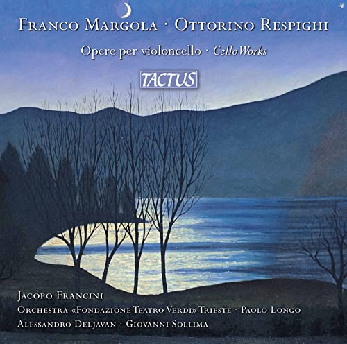 CD cover: landscape with trees reflected in water, text details composers.