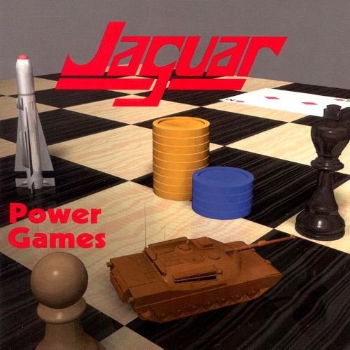 CD cover with game pieces—rocket, tank, chess, checkers—on a chessboard.