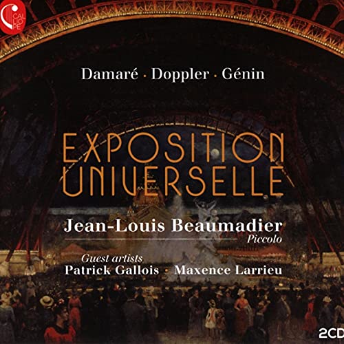 CD cover for "Exposition Universelle" by Jean-Louis Beaumadier, featuring a bandstand.