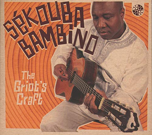 Sekouba Bambino album cover featuring a man playing an acoustic guitar.