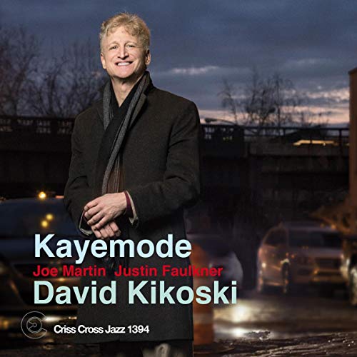 CD cover for David Kikoski’s “Kayemode” featuring a man in a coat.