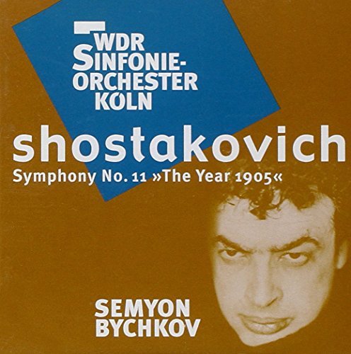 CD cover: Shostakovich Symphony No. 11 with Bychkov and portrait.