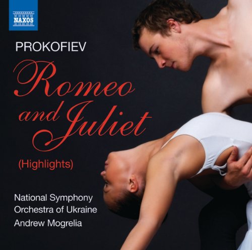 CD cover for Prokofiev’s Romeo and Juliet highlights, featuring dancers.