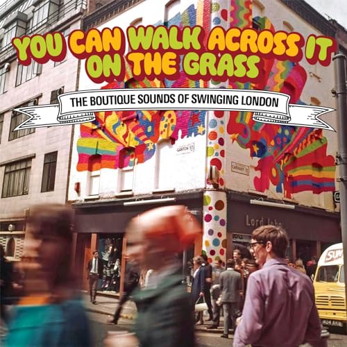 Colorful album cover featuring a London street scene with psychedelic mural.