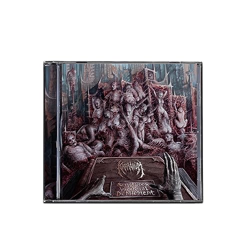CD case with dark, detailed artwork depicting grotesque figures and a castle.