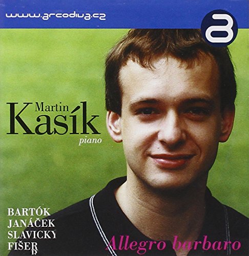 CD cover featuring pianist Martin Kasik with composer names listed.