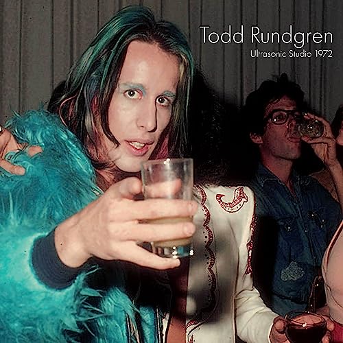 Todd Rundgren album cover, "Ultrasonic Studio 1972," featuring a portrait.