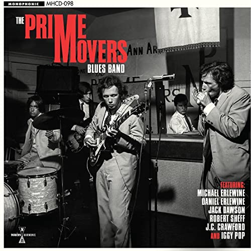 CD cover of The Prime Movers Blues Band, featuring a band in suits.