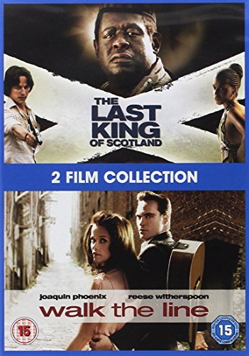 DVD cover featuring portraits from "The Last King of Scotland" and "Walk the Line".