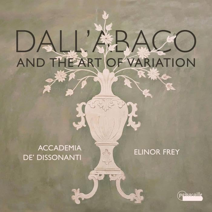 CD cover for Elinor Frey’s “Dall’ Abaco and the Art of Variation.”