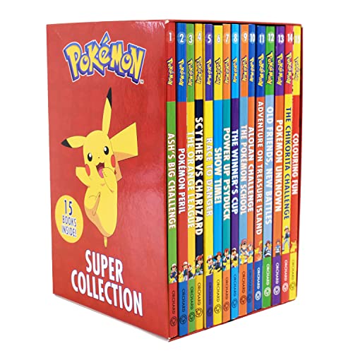 POKEMON SUPER 15 BOOK COLLECTION