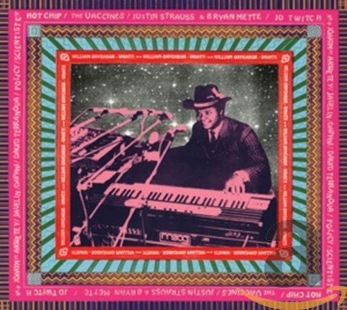 CD cover: William Onyeabor at a keyboard, framed by colorful text.