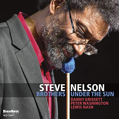 Steve Nelson CD cover featuring a close-up of a bearded man with glasses.