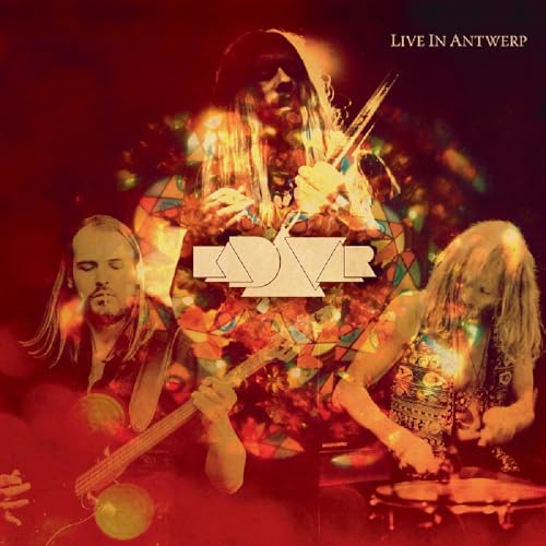 Kadavar album cover: three musicians in a hazy, colorful, psychedelic scene.
