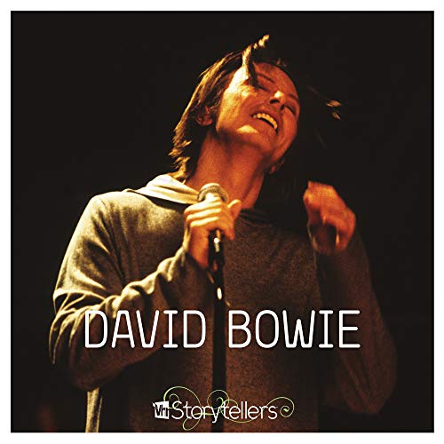 David Bowie singing into a microphone on the VH1 Storytellers album cover.