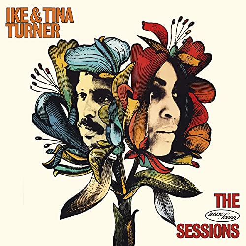 Ike & Tina Turner album cover featuring faces within stylized flowers.