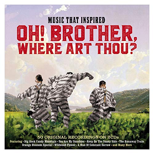 CD cover for “Oh! Brother, Where Art Thou?” with prisoners in stripes.