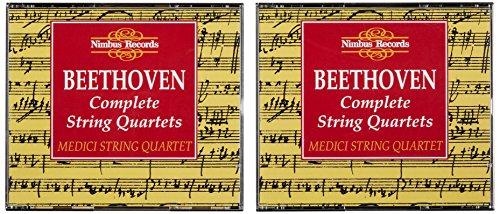 CD case for Beethoven’s Complete String Quartets by Medici Quartet.