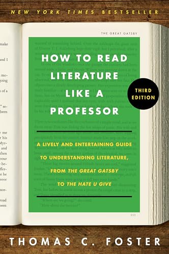 Open book cover: "How to Read Literature Like a Professor," third edition.