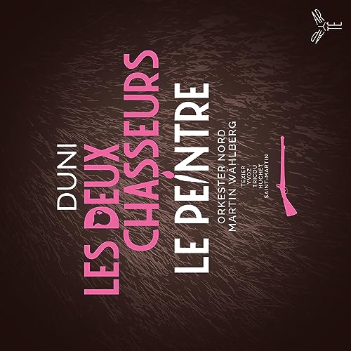 CD cover: black background with pink text and a rifle illustration.