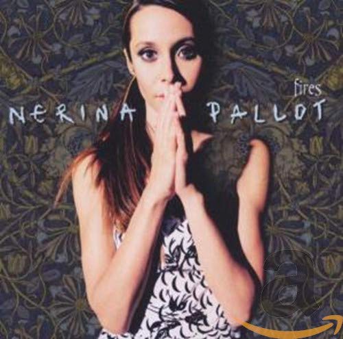 Nerina Pallot album cover, “Fires,” with a floral patterned background.