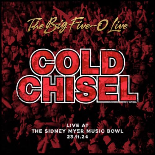 Cold Chisel album cover with a crowd and red band lettering.