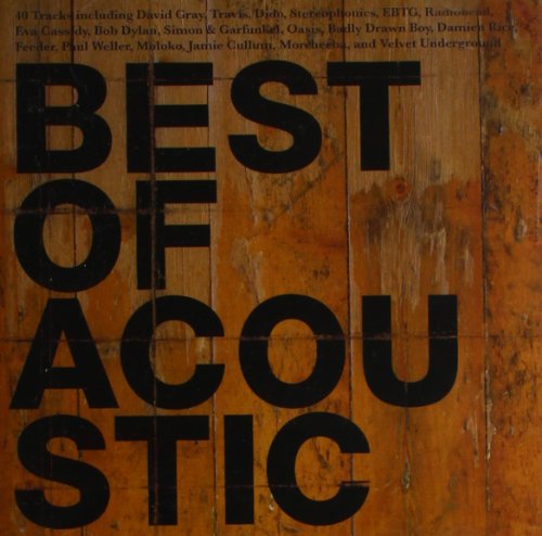 CD cover for “Best of Acoustic” with bold black text on orange.