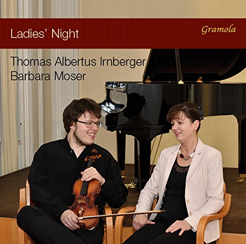 CD cover featuring a man with a violin and a woman beside a piano.
