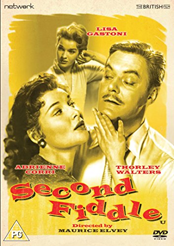 DVD cover for "Second Fiddle" featuring two women and a man.