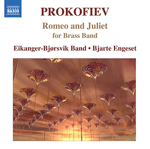 CD cover for Prokofiev’s Romeo and Juliet, featuring abstract floral shapes.