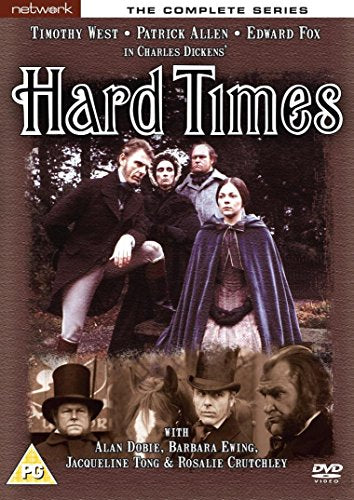 DVD cover for “Hard Times” series featuring Victorian-era actors.