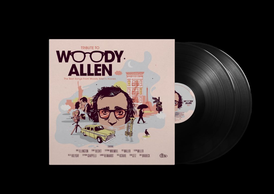 Vinyl 2LP of "Tribute To Woody Allen" with film still artwork.