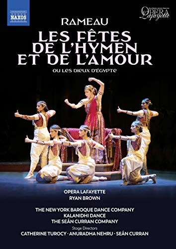 DVD cover for Rameau’s “Les Fêtes de l’Hymen” opera, featuring dancers.