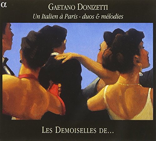 CD cover featuring a painted scene of figures in formal attire.