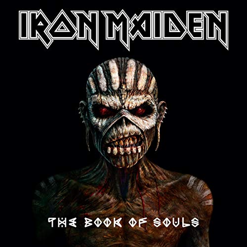 Iron Maiden album cover, “The Book of Souls,” featuring Eddie the Head.