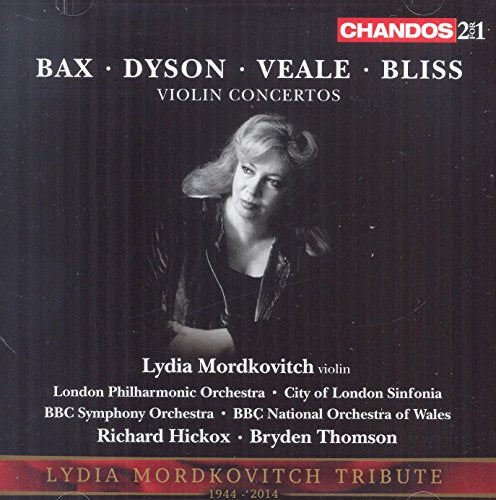 CD cover featuring violinist Lydia Mordkovitch in a portrait.