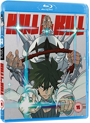 Kill La Kill" Part 2 Blu-ray cover featuring anime characters and bold red text.