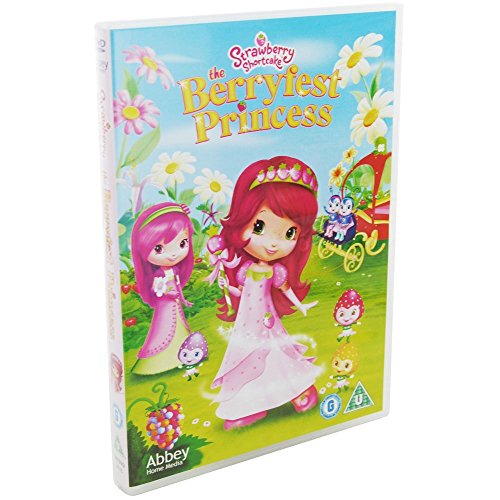 DVD cover for "The Berryfest Princess" featuring Strawberry Shortcake characters.