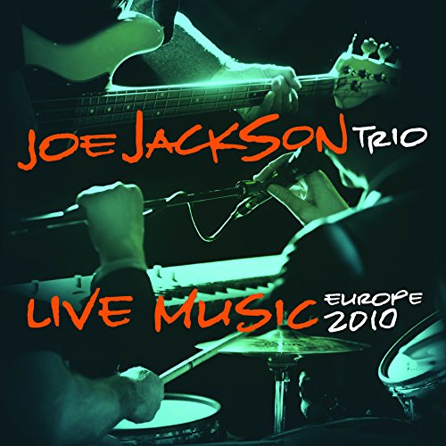 Joe Jackson Trio "Live Music" vinyl album cover with musicians playing.
