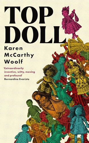 Book cover for Top Doll by Karen McCarthy Woolf featuring a pile of dolls.