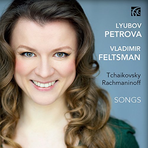 CD cover featuring soprano Lyubov Petrova’s portrait and composer names.