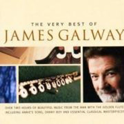 CD cover for “The Very Best Of James Galway” featuring the flutist.