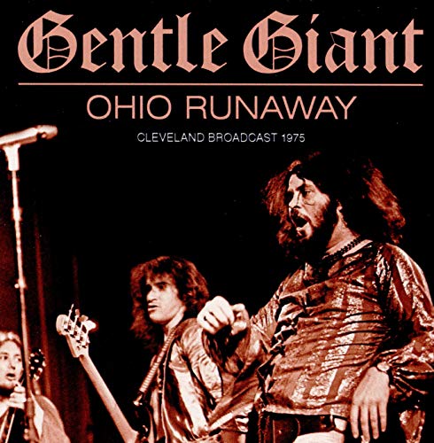 Gentle Giant album cover featuring a 1975 concert photo of the band.