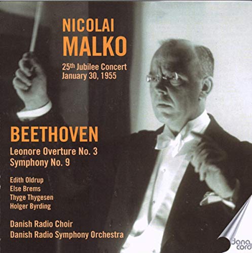 CD cover featuring conductor Nicolai Malko in a black and white portrait.