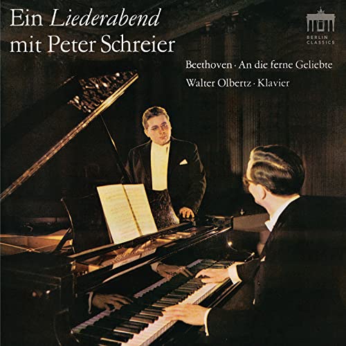 CD cover: Peter Schreier and Walter Olbertz performing at a piano.