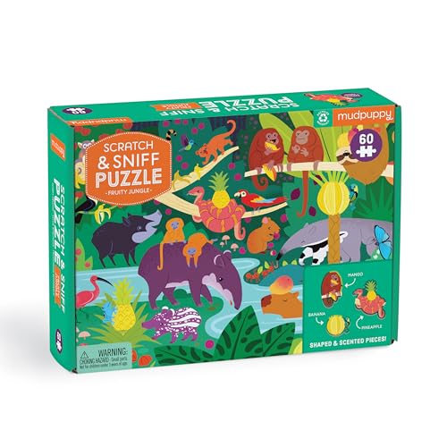 Fruity Jungle 60 Piece Scratch and Sniff Puzzle